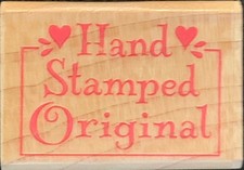 Hero Arts Hand Stamped Original Rubber Stamp