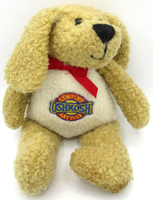 Vintage Eden Toys Osh Kosh Genuine Article Plush Puppy Dog Advertising 9 -10"