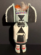 HOPI CROW MOTHER CARVED & PAINTED COTTONWOOD KACHINA DOLL, EXCELLENT CONDITION!