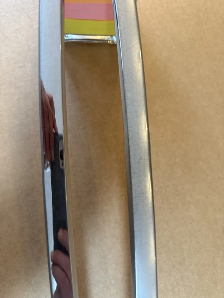 1979-85 Cadillac Eldorado Biarritz Rooftop Front Trim Chrome Above Windshield - Image 4 of 4