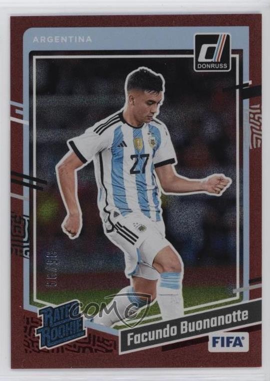 2023-24 Panini Donruss FIFA Rated Red /99 Facundo Buonanotte #193 Rookie RC