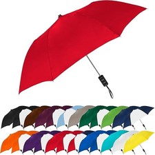 42 Inch Compact Travel Umbrella Automatic Open Windproof Strong Canopy