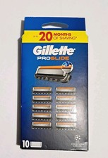 Gillette PROGLIDE Replacement Cartridges - 10 Razor Blades - New Boxed Sealed 2.20 per razor