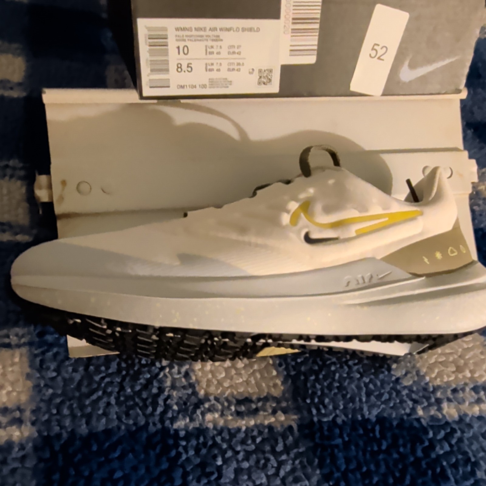 White Gray Yellow Men's Size 10 Dm1104-100