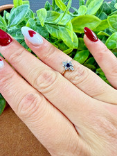 Bague marguerite en or 18K