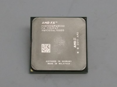 AMD FX-8100 2.80 GHz Socket AM3+ Desktop CPU Processor FD8100WMW8KGU