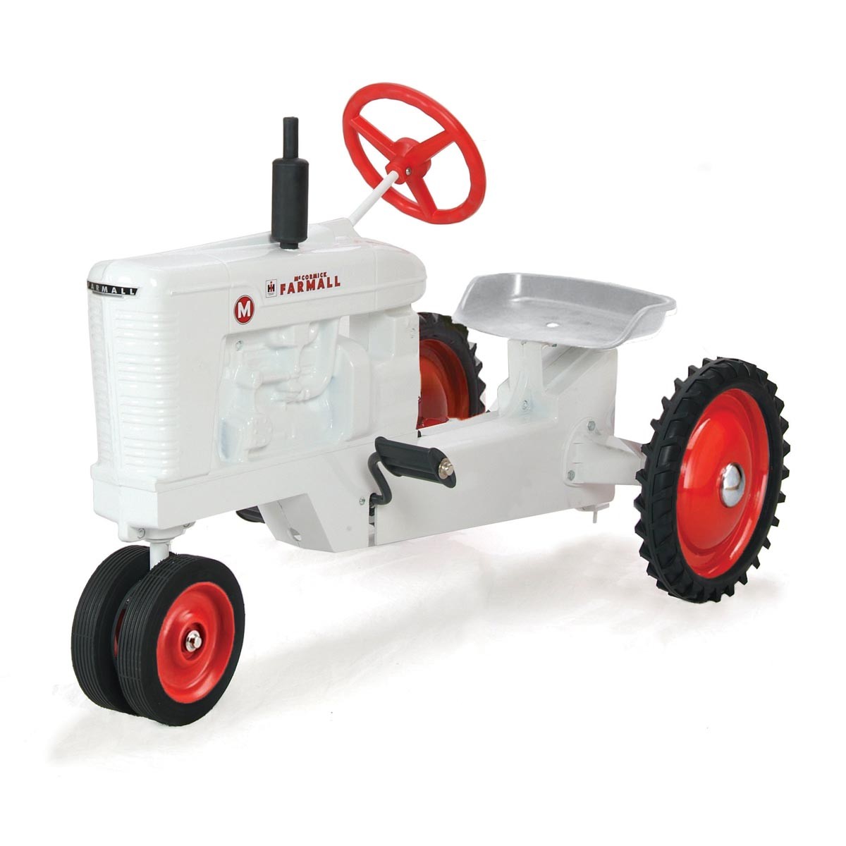 Демонстрационный трактор IH Farmall M White с узкими передними педалями, Масштабные модели ZSM944