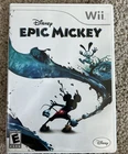 Epic Mickey Nintendo Wii COMPLETE FREE SHIPPING