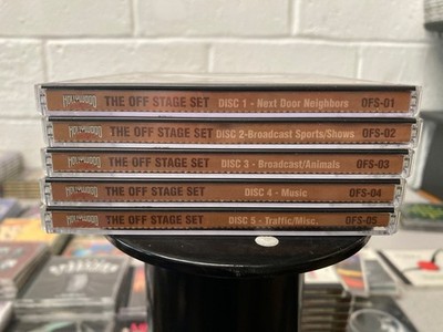 Sound Effects CDs -Hollywood Edge - The Off Stage Set - 5 CDs