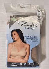 Playtex 18 Hour Bra 44DDD Nude 4049 Side Back Smoothing Cool Comfort NIP