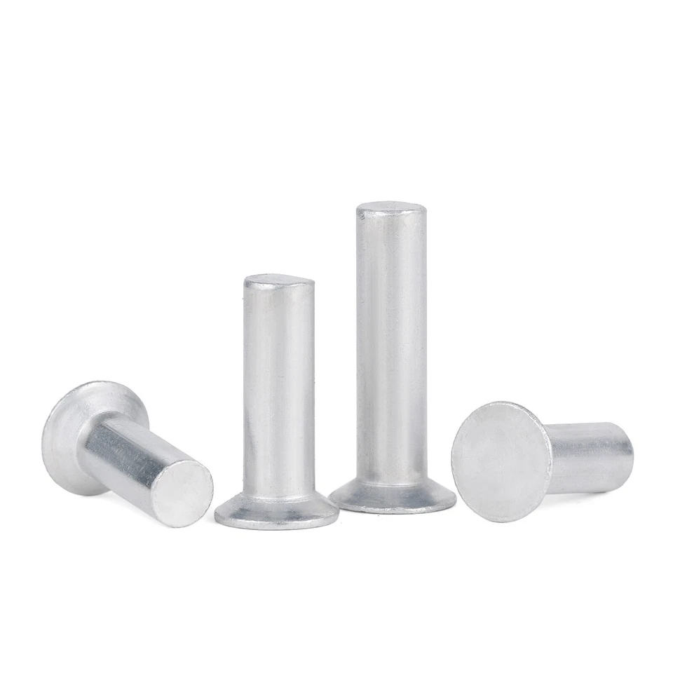 M2 M2.5 M3 M4 M5 M6 M8 Solid Aluminium Countersunk Head Rivets DIN 661 - Image 3 of 3