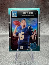 2016 Donruss Optic Rated Rookie Jared Goff #172 Aqua  /199 RC Rams Lions