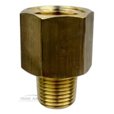 Brass Reducer Adapter 1/4" Female X 1/8" Male NPT Pipe Reducing Fitting