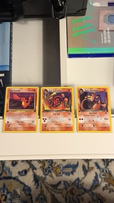 Pokémon Team Rocket 1st Edition Evolution Set Charmander Dark Charizard Non Holo
