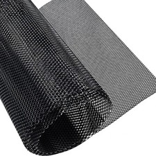 Universal Car Grill Mesh 40" x 13", Black-Painted Aluminum Alloy Automotive Gril