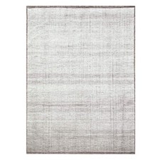 9' x 12' Red & White Oxidized Grass Design Wool Hand Knotted Oriental Rug R76297
