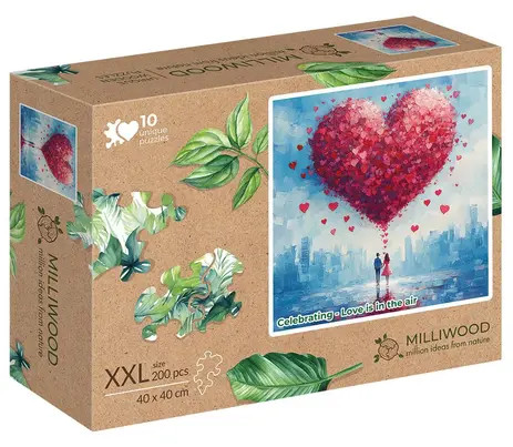 Puzzle en bois L'amour est dans L'air anti-stress pour déconnecter des écrans