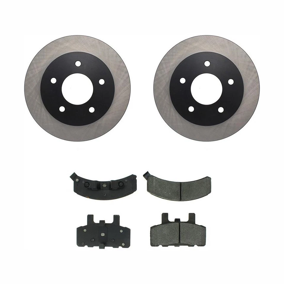 Rotores e pastilhas de freio dianteiro Centric para 90-98 1999 2000 2001 2002 Chevrolet Astro - Imagem 2 de 4