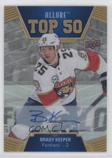2019-20 Upper Deck Allure Top 50 Blue Auto Brady Keeper #T50-17 Auto nd3