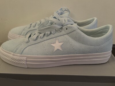 NEW Converse One Star Pro Skate Shoes Mens Size 12 Baby Blue/Corduroy