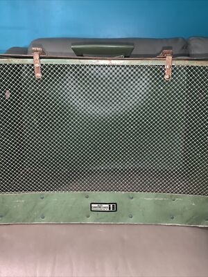 Pet Carrier Vintage ALCO 1950's Green Vents 22x11x15” Dog Cat Cage