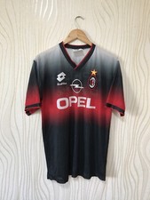 MILAN 1995 1996 TRAINING FOOTBALL SHIRT SOCCER JERSEY LOTTO VINTAGE