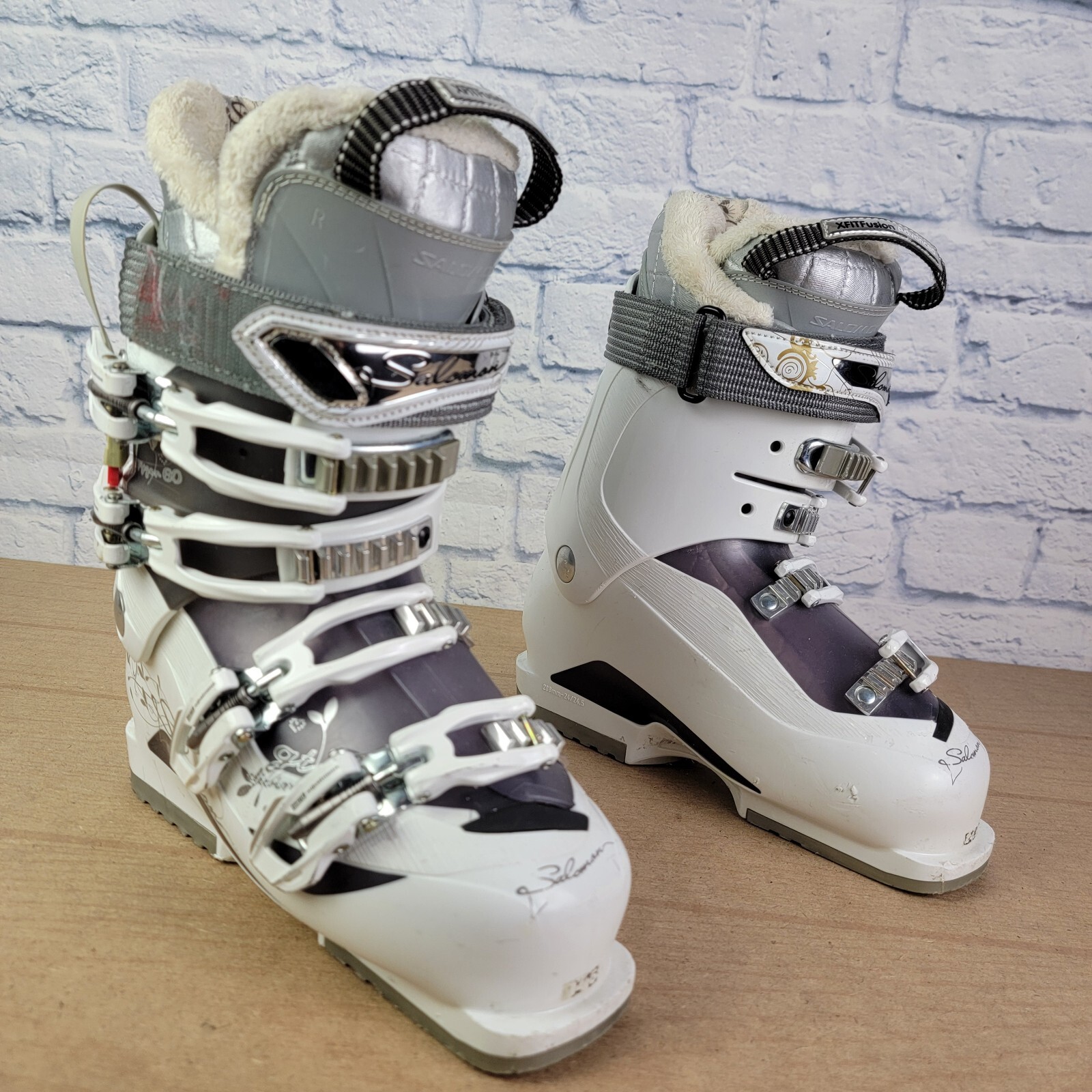 SALOMON Donna GT DIVINE Scarponi da Sci XFIT Fusion Advanced Warming MONDO 24 24.5