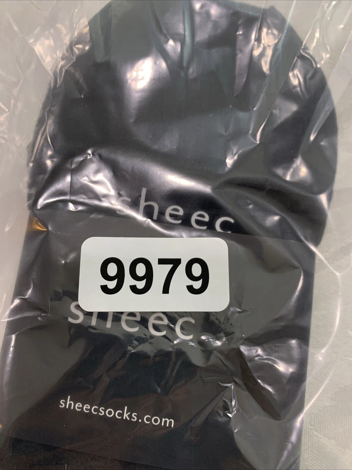 Calcetines de lana Sheec de color negro liso, talla para mujer 7,5-9,5, paquete de 6-8,6 para hombre Foto 3 de 3