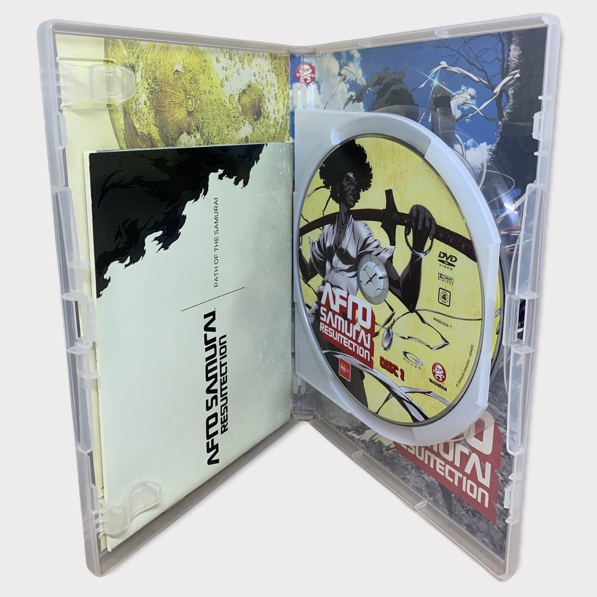 Afro Samurai Resurrection DVD 2 Disc Set - Madman - Region 4 PAL