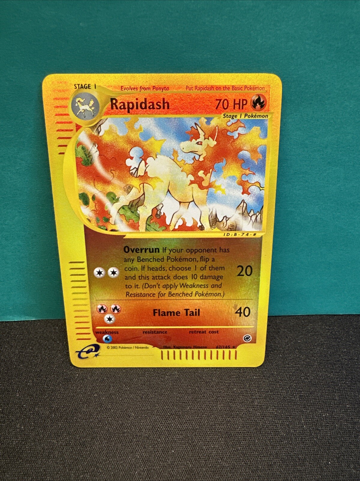 Pokemon TCG Expedition 26/165 Rapidash Holo MP