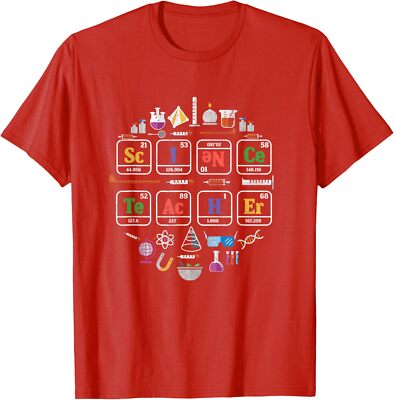 Science Teacher Periodic Table Chemistry Elements Unisex T-Shirt