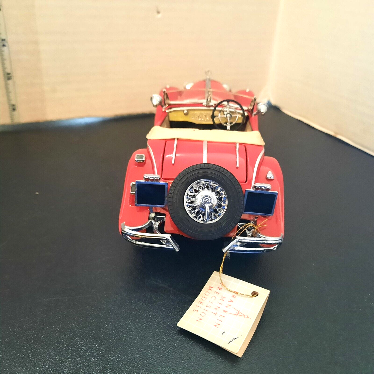 Franklin Mint 1/24 - Mercedes 500K Special Roadster 1935 Rouge