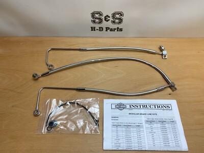 Original Harley-Davidson Softail LOWER BRAKE LINE Kit DiamondBack 38132-11A