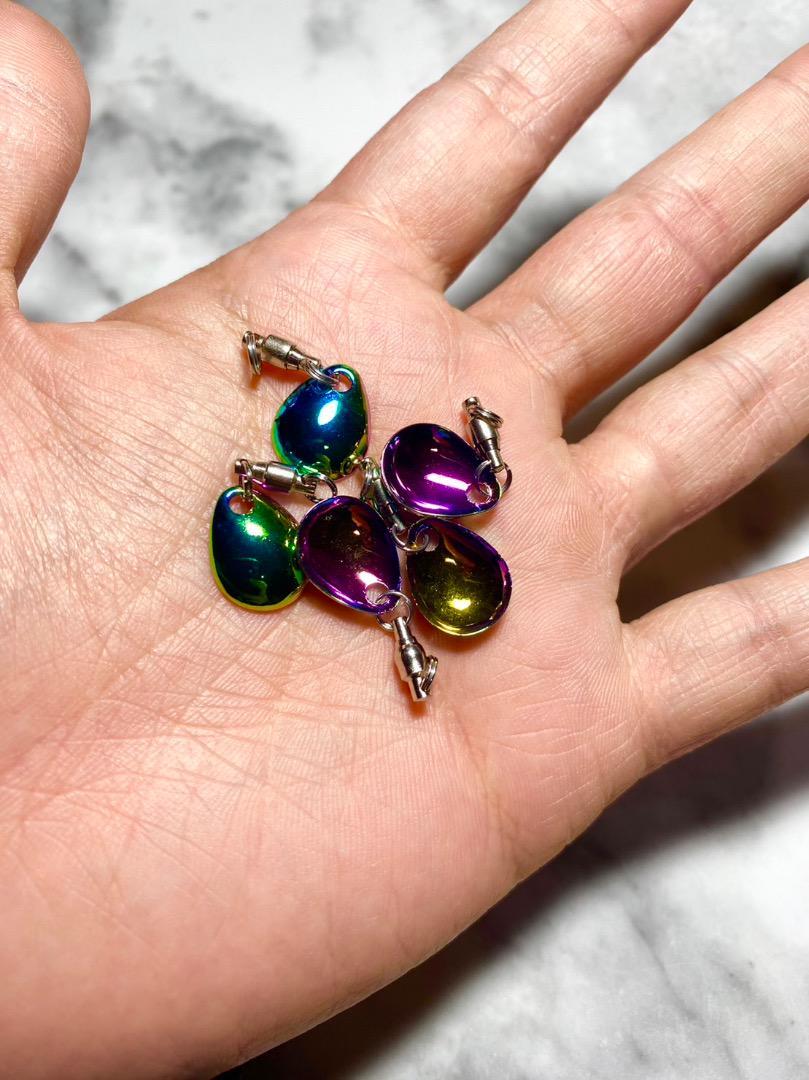 Fishing Lure Set Of 10 S Size Colorado Blade Aurora Spintail Fishing Gear