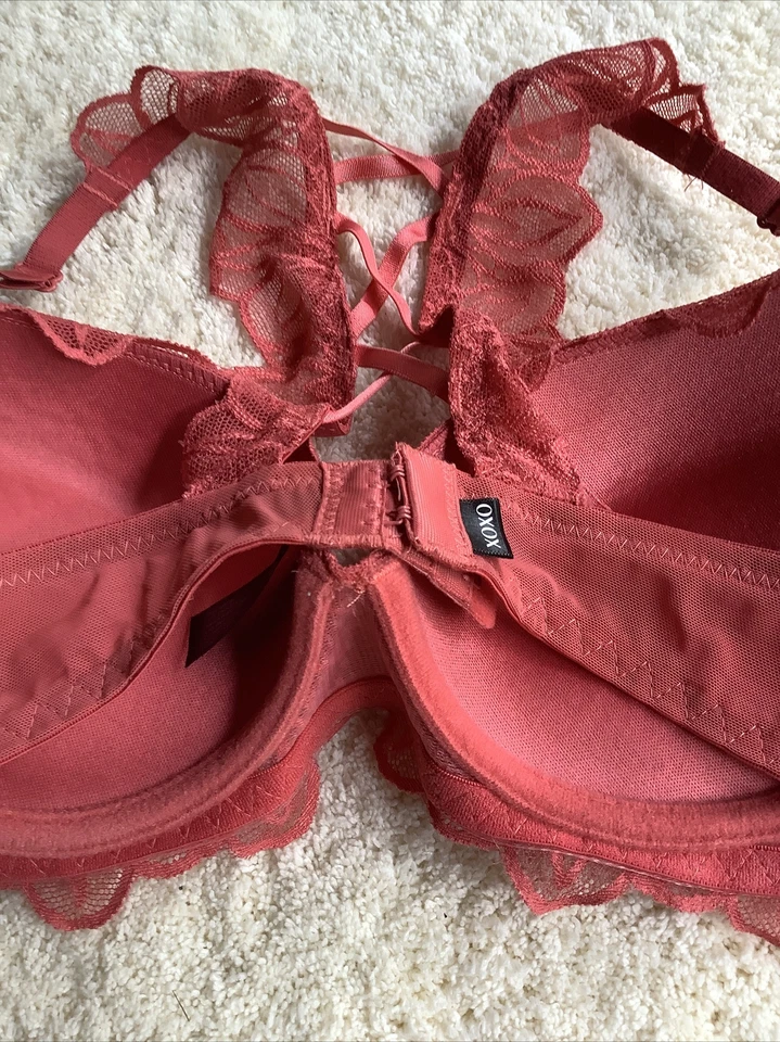 Бюстгальтер XOXO 472428 коралловое кружево пуш-ап 34B - Изображение 2 из 3