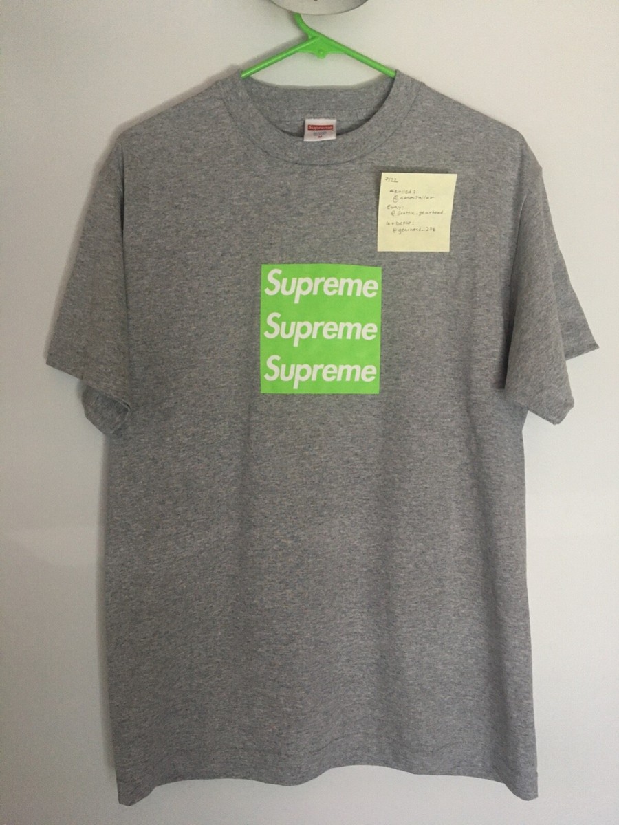 Supreme Asspizza Triple Box Logo Seattle T-shirt Size M | eBay