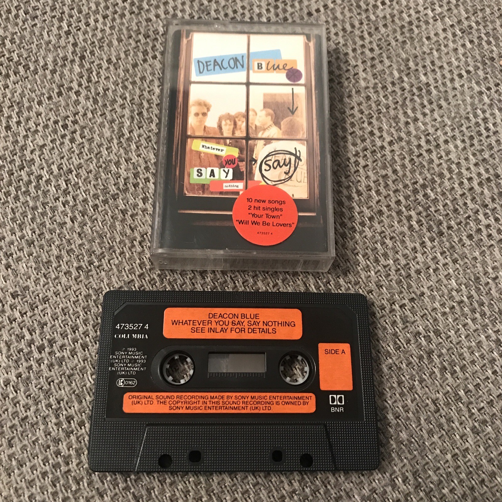 Deacon Blue Whatever You Say Nothing Cassette Tape with Free P&P