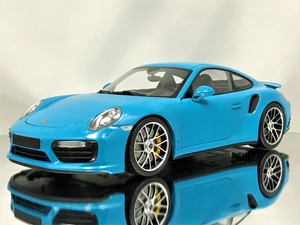 Details About Minichamps Porsche 911 991 Ii Mkii Turbo S 2016 Miami Blue Model Car 118