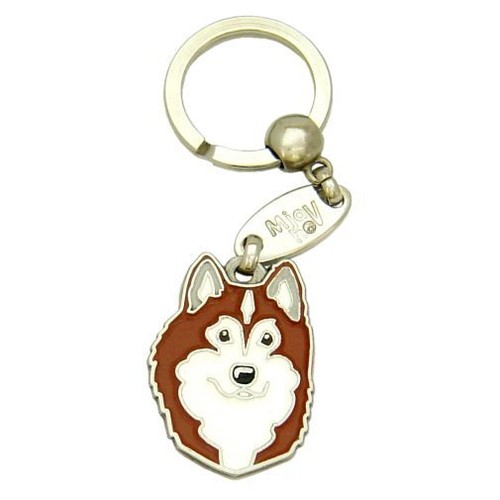 Dog name ID Tag, Alaskan malamute, Personalized, Engraved, Handmade, Charm - Picture 6 of 12