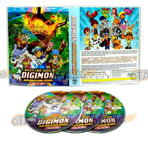 DIGIMON ADVENTURE : 2020 - COMPLETE ANIME TV SERIES DVD (1-67 EPS) SHIP ...