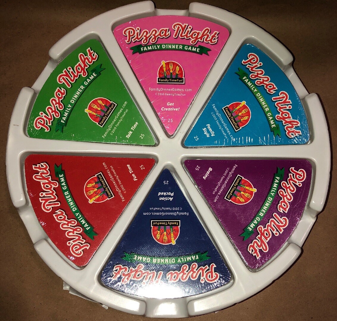 Family Fun Night - Pizza Night Family Dinner Game - Sealed Cards - Fun Game