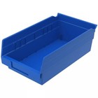 (12 Pack) 30130 Akro-Mils 11-5/8" x 6-5/8" x 4" Shelf Bin Storage Container