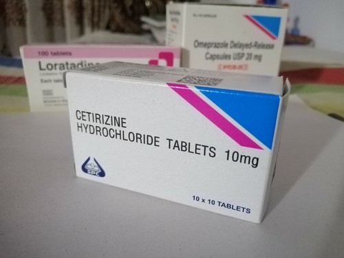 Cetirizine Hydro Chloride 10mg 100Tablets See DESCRIPTION BEFORE buying