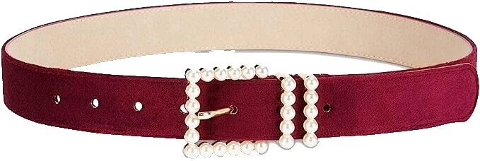 Замшевые женские пояса с бисером