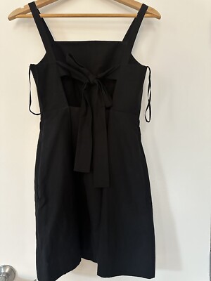 パーティードレス Open Back Pinafore Dress Cos Open Back Mini Pinafore Dress Black Size 2 | eBay