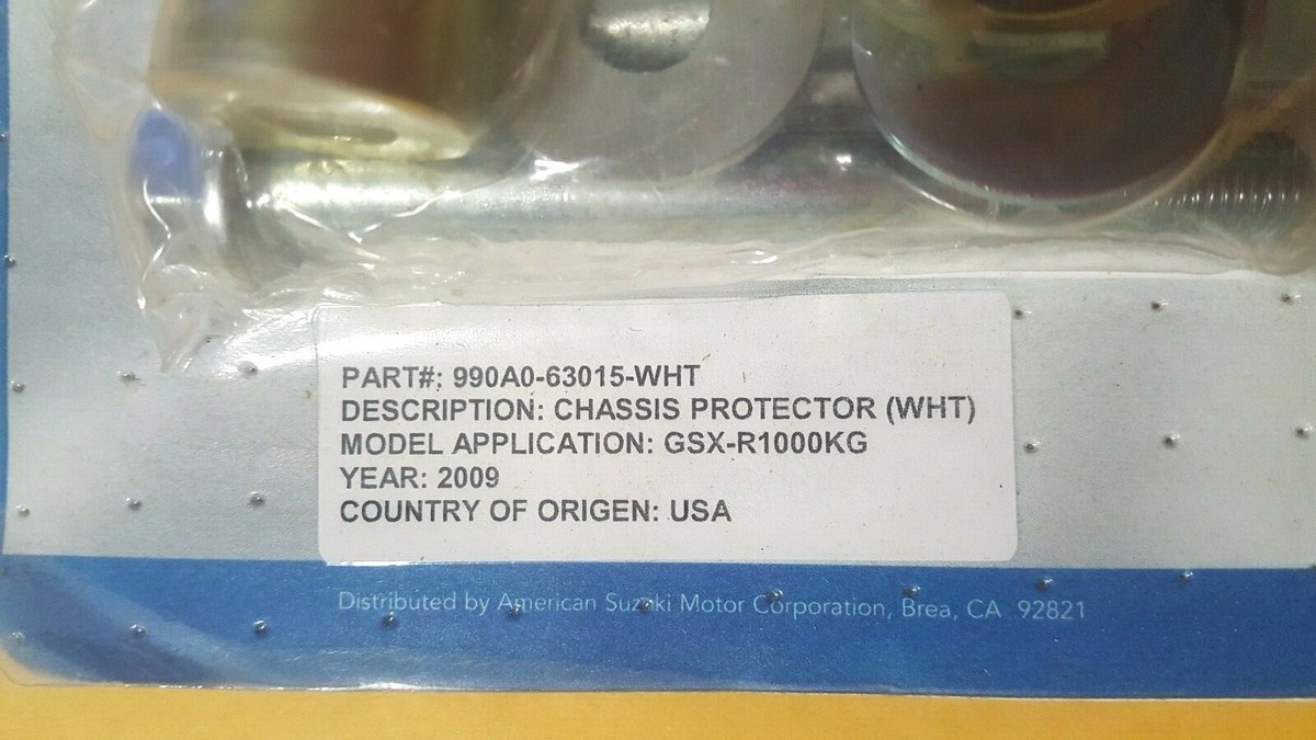 Suzuki Chassis Protector White NOS 990A0-63015-WHT (9481) | eBay