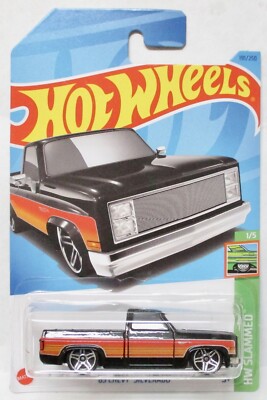 2023 HOT WHEELS * L CASE * '83 CHEVY SILVERADO BLACK HW SLAMMED 1