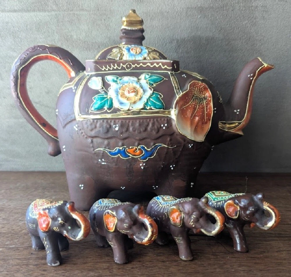 大象茶壶，收藏日本茶壶、茶具套装(1900-现在) | eBay