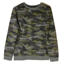 Cat  Jack Camo Sweatshirt Crewneck Pullover Athletic Cotton Boys L
