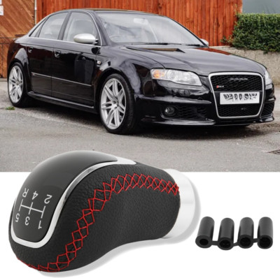 Manuell Schaltknauf Knauf Schalthebel Shift Knob 5/6 Gang Für Audi A4 B6 B7